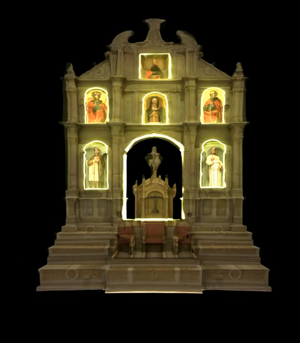 Visual del proyecto de mapping 3D